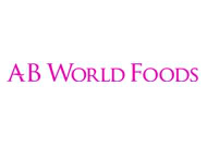 Logo Ab World Foods. Junique - tłumaczenia pisemne rosyjski Poznań